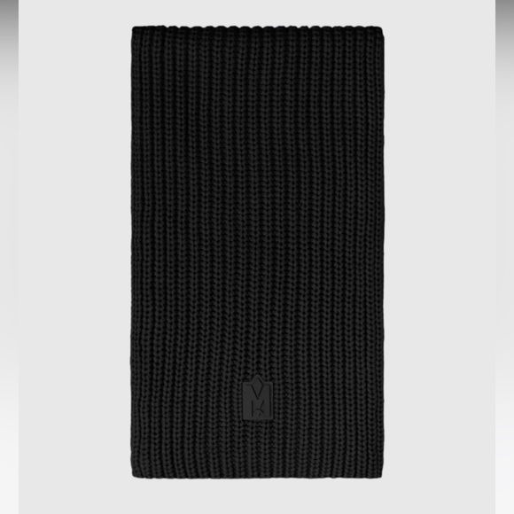 MACKAGE NELL UNISEX RECTANGLE SCARF BLACK - Picture 1 of 7
